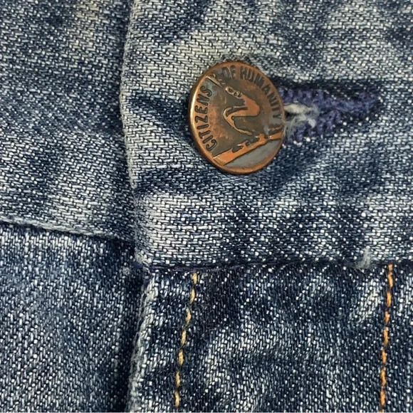 Citizens of Humanity Sophia #300 Knee Length Denim Skirt - Picture 5 of 10